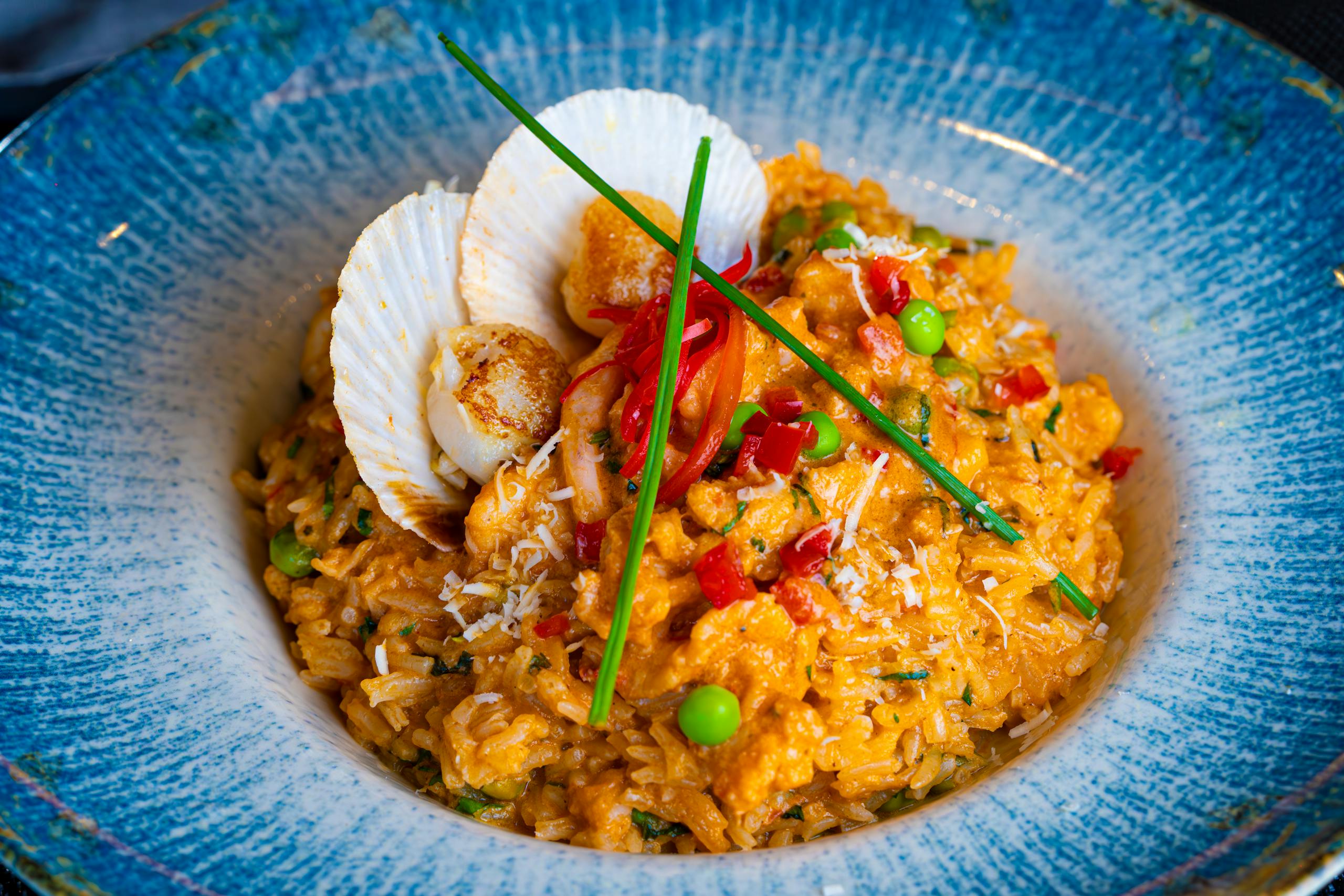 Ризотто с морепродуктами